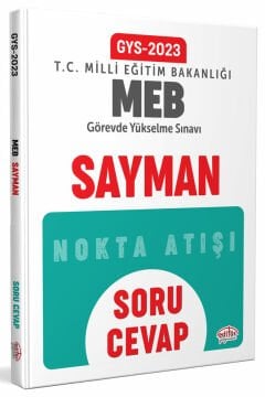 Milli Eğitim Bakanlığı Sayman GYS Soru-Cevap