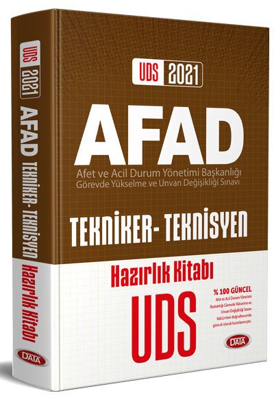 2021 UDS AFAD Tekniker - Teknisyen Hazırlık Kitabı