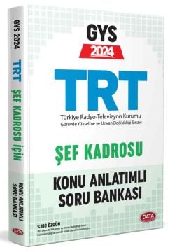 TRT Şef Kadrosu İçin GYS Konu Anlatımlı Soru Bankası