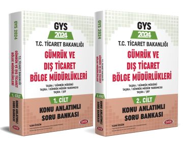 Gümrük ve Dış Ticaret Bölge Müdürlükleri Müdür - Müdür Yardımcısı - Şef Konu Anlatımlı Soru Bankası 1-2 Cilt