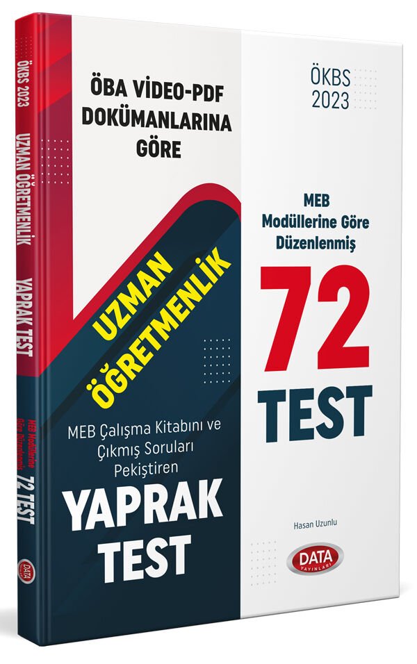 2023 Uzman Öğretmen Yaprak Test