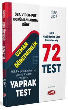 2023 Uzman Öğretmen Yaprak Test