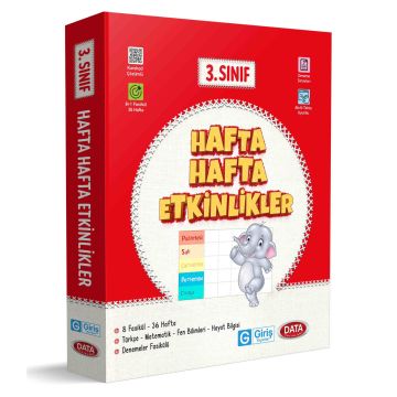 3. Sınıf Akıllı Kalem Hafta Hafta Etkinlikler (8+1 Fasikül)