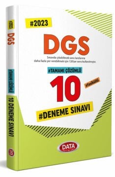 DGS Çözümlü 10 Fasikül Deneme Sınavı