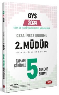 Ceza ve Tevkifevleri 2. Müdür GYS Tamamı Çözümlü 5 Deneme Sınavı