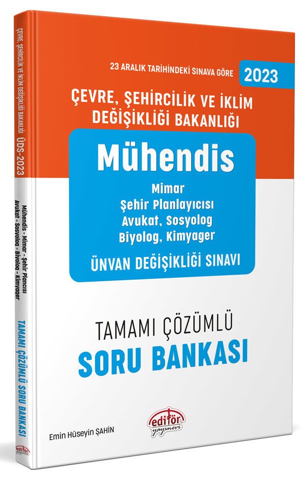 Çevre, Şehircilik ve İklim Bakanlığı Mühendis Değişikliği Sınavı Tamamı Çözümlü Soru Bankası