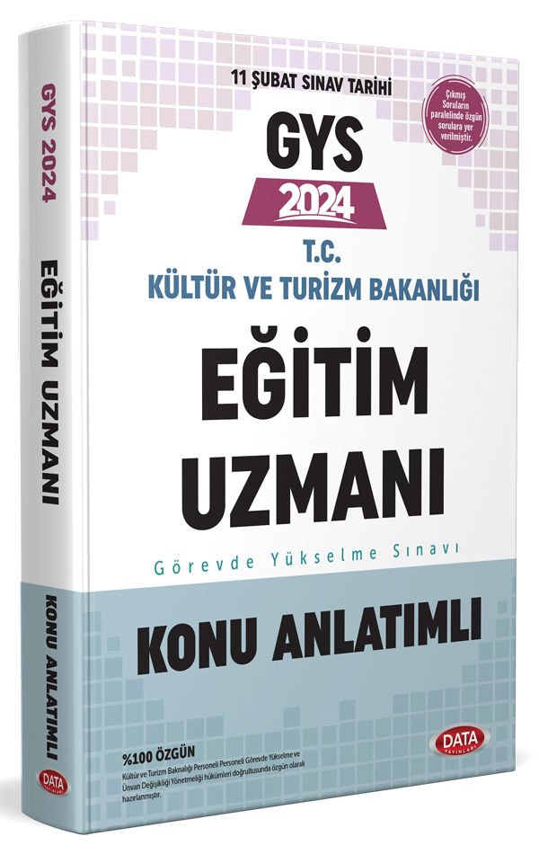 Kültür ve Turizm Bakanlığı Eğitim Uzmanı GYS Konu Anlatımlı