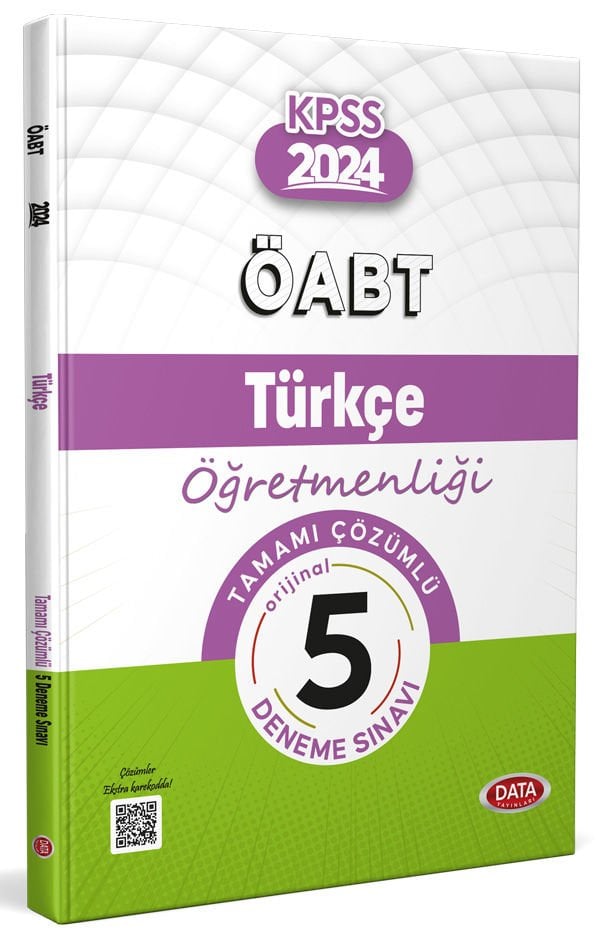 ÖABT 2024 Türkçe Öğretmenliği Tamamı Çözümlü 5 Deneme Sınavı