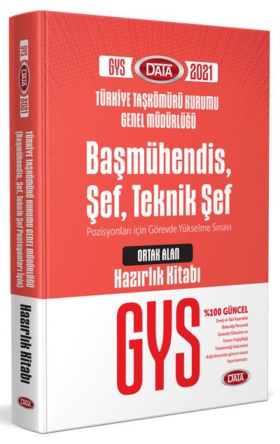 Türkiye Taşkömürü Kurumu Genel Müdürlüğü Başmühendis, Şef, Teknik Şef GYS Ortak Alan Hazırlık Kitabı