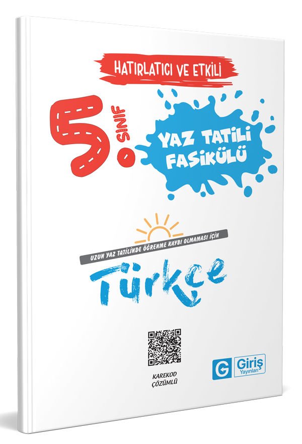 5. Sınıf Türkçe Yaz Tatili Fasikülü - Giriş Yayınları