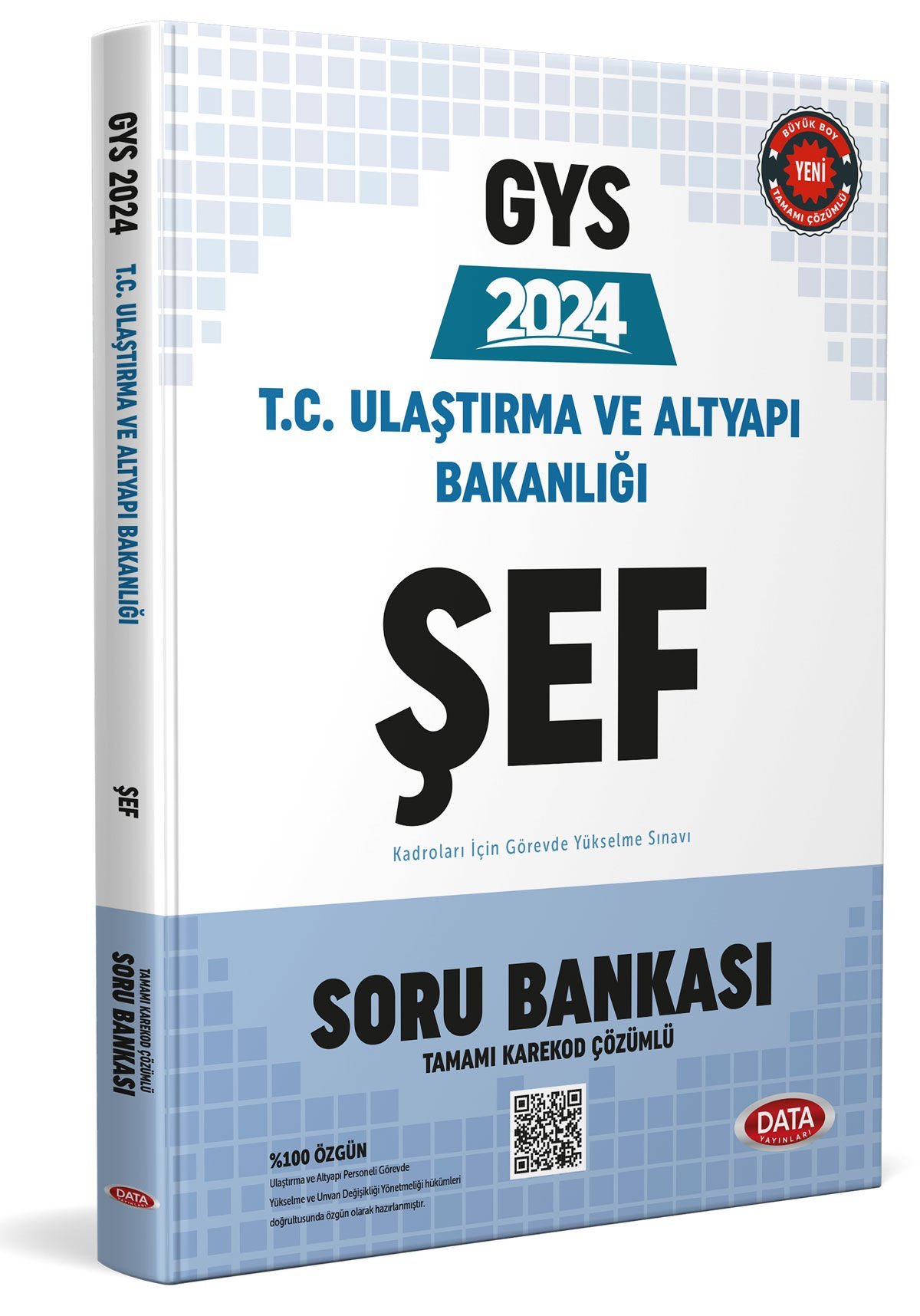 2024 Data Yayınları Ulaştırma ve Altyapı Bakanlığı ŞEF Kadroları İçin GYS Ortak Alan Soru Bankası