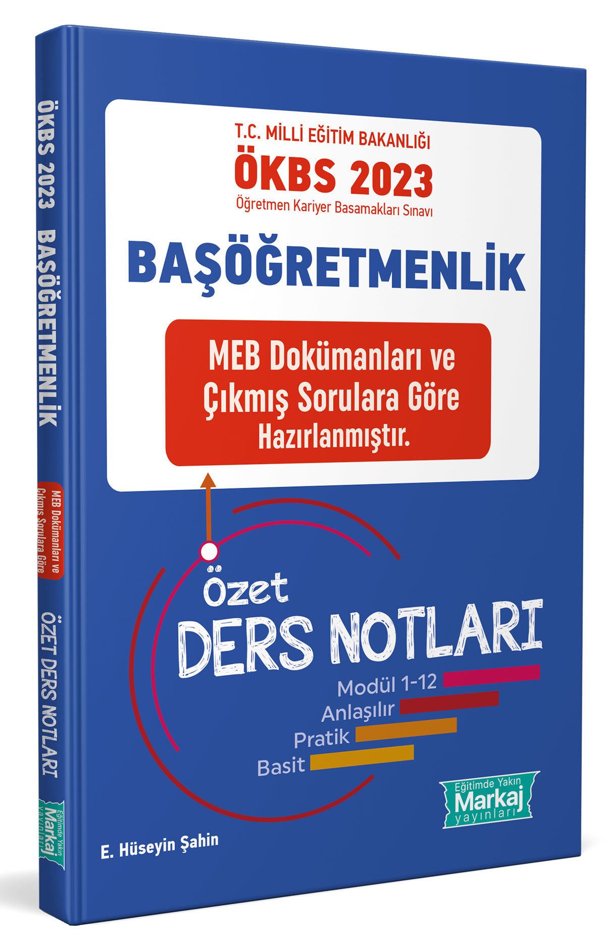 Başöğretmenlik MEB Çalışma Kitabı ÖBA Ders Videoları Özet Ders Notları - 2023 Markaj Yayınları