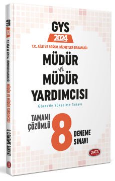 T.C. Aile ve Sosyal Hizmetler Bakanlığı GYS Müdür ve Müdür Yardımcısı Tamamı Çözümlü 8 Deneme Sınavı