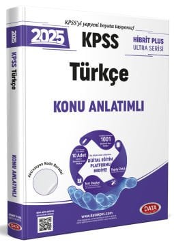 2025 KPSS Hibrit Plus Ultra Serisi Türkçe Konu Anlatımlı + Dijital Eğitim Platformu Hediye