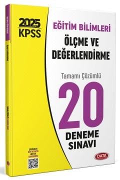 KPSS Eğitim Bilimleri Ölçme ve Değerlendirme 20 Deneme Sınavı