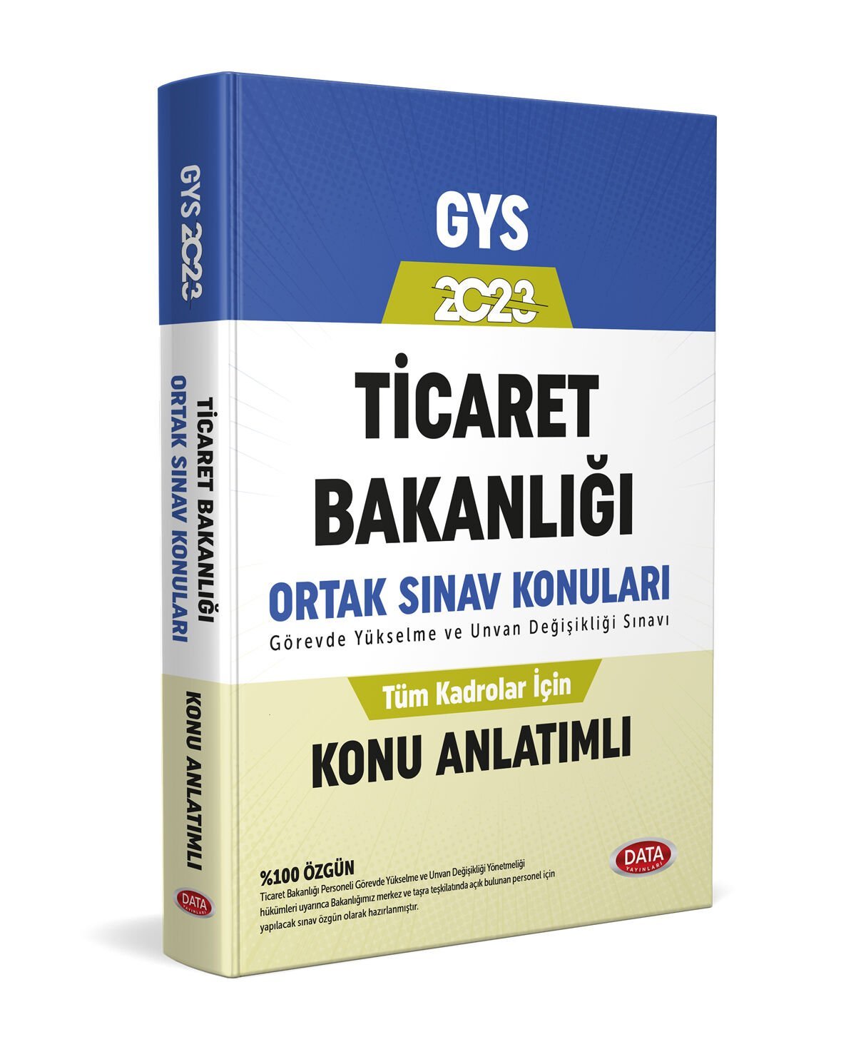 T.C. Ticaret Bakanlığı Tüm Kadrolar İçin Ortak Konular Hazırlık Kitabı