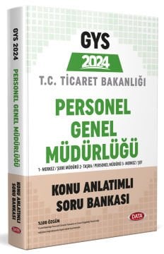 Ticaret Bakanlığı Personel Genel Müdürlüğü GYS Konu Anlatımlı Soru Bankası