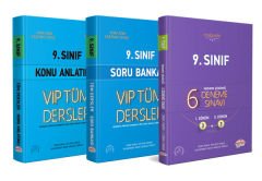 9. Sınıf VIP Tüm Dersler Konu + Soru + Deneme Seti