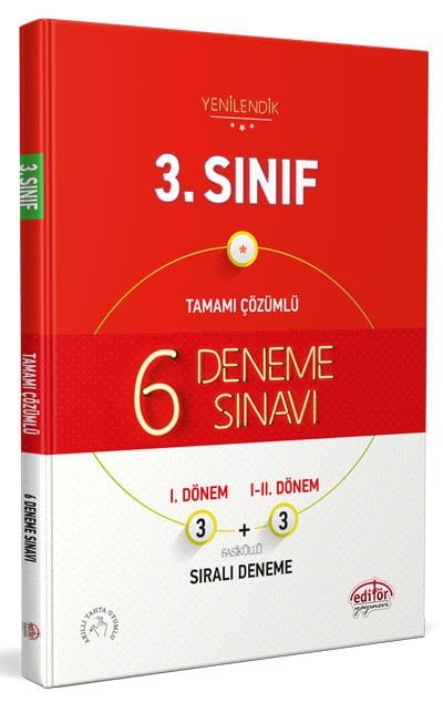 3. Sınıf Tamamı Çözümlü 6 Deneme Sınavı Fasiküllü