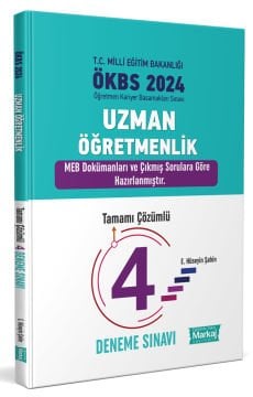 2024 Uzman Öğretmen Tamamı Çözümlü 4 Fasikül Deneme