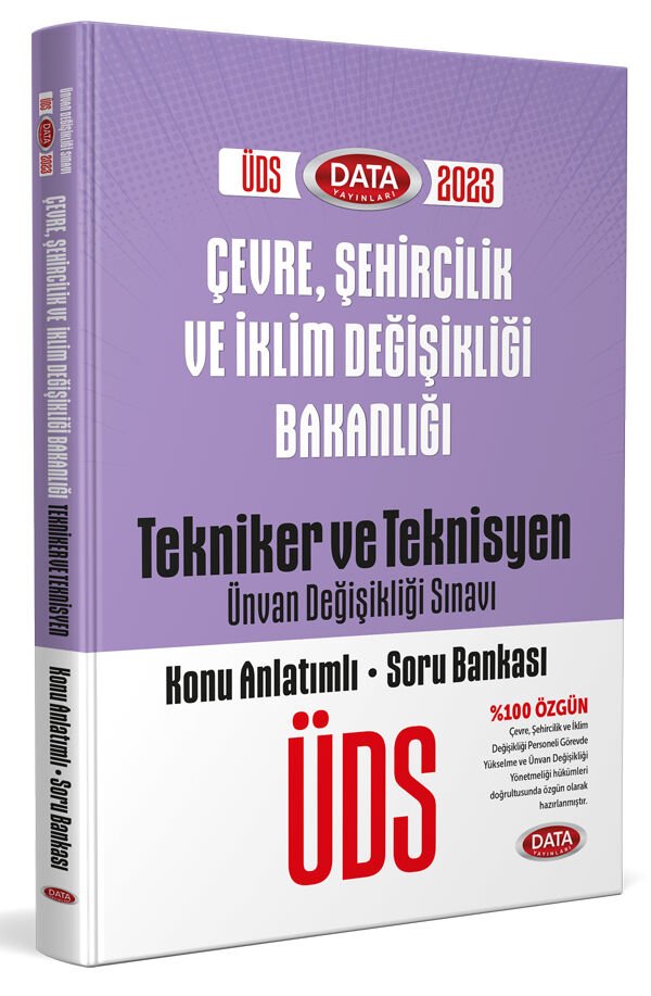 Çevre, Şehircilik ve İklim Bakanlığı Tekniker ve Teknisyen Unvan Değişikliği Sınavı Konu Anlatımlı Soru Bankası