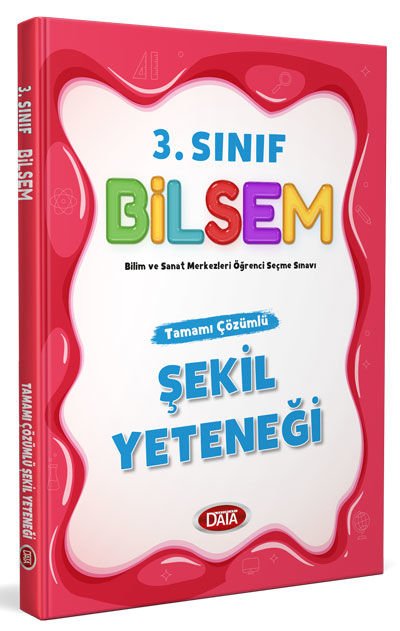 3. Sınıf Bilsem Tamamı Çözümlü Şekil Yeteneği - Data Yayınları