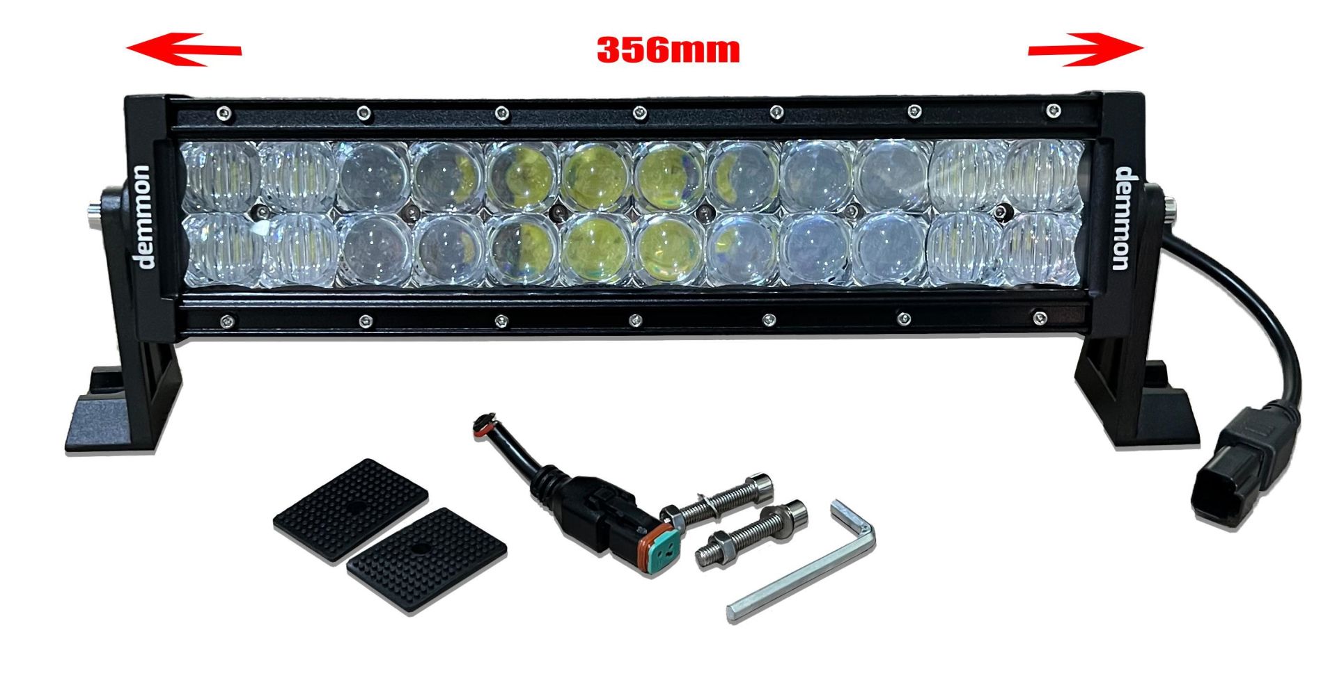 Demmon 35cm 72w Çift Sıra Mercekli Offroad Led Bar