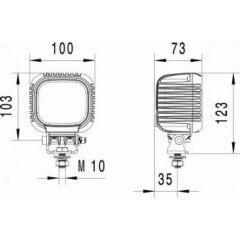 HELLA Valuefit S3000 LED Çalışma-Sis Lambası