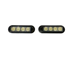 Sarı Çakarlı Led Lamba 26 Fonksiyonlu 12v-24v - 2 Adet