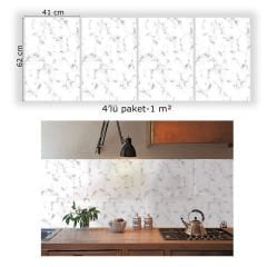 GRANİT MERMER DESENLİ PVC PANEL 41X62 cm