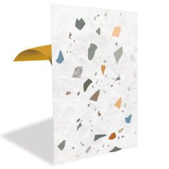 TERRAZZO MERMER DESENLİ PVC PANEL 41X62 cm