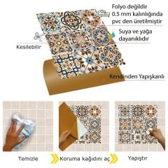 Kendinden Yapışkanlı Fas 019 Desenli 30x30 cm