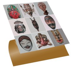 Tink Kendinden Yapışkanlı Fayans Karo Mask 001 30x30 cm