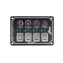 Remkay 12V İzoleli Yatay Switch Panel