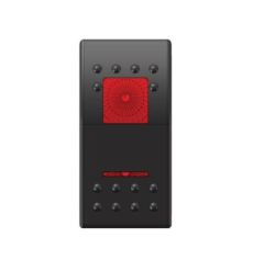 Bfy Switch On-Off-On Kırmızı Işıklı