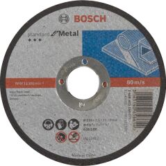 Bosch  Standard Seri Metal İçin Düz Kesme Diski115x2,5mm