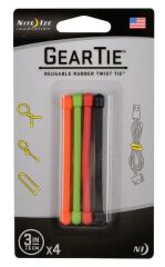 Nite Ize Gear Tie Kablo Düzenleyici 4lü Paket 7,6cm