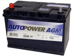 AutoPower AGM70 Start Stop Aküsü 70Ah