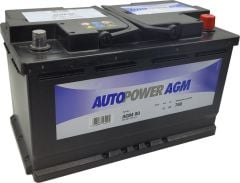 AutoPower AGM80 Start Stop Aküsü 80Ah