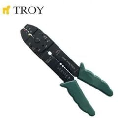Troy 24005 Kablo Sıyırma-Pabuç Pensesi 200mm