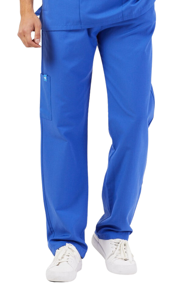 BASIC Erkek Koton Saks Mavi Üniforma Pantolon