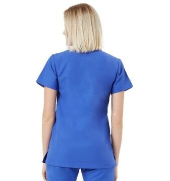 BASIC Kadın Koton Royal Mavi Uniforma Üst