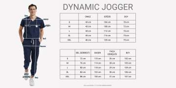 JOGGER- Erkek Likralı Lacivert Üniforma Takımı