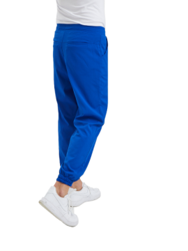 JOGGER- Erkek Likralı Royal Mavi Üniforma Pantolon