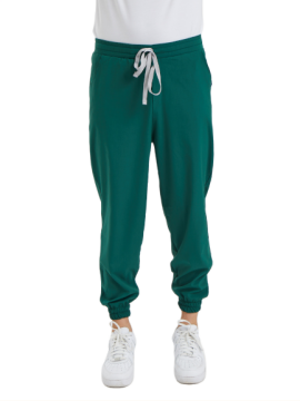 JOGGER- Erkek Likralı Yeşil Üniforma Pantolon