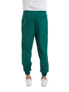 JOGGER- Erkek Likralı Yeşil Üniforma Pantolon