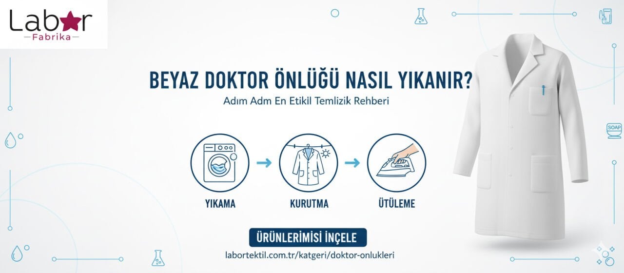 Beyaz doktor önlüğü nasıl yıkanır?