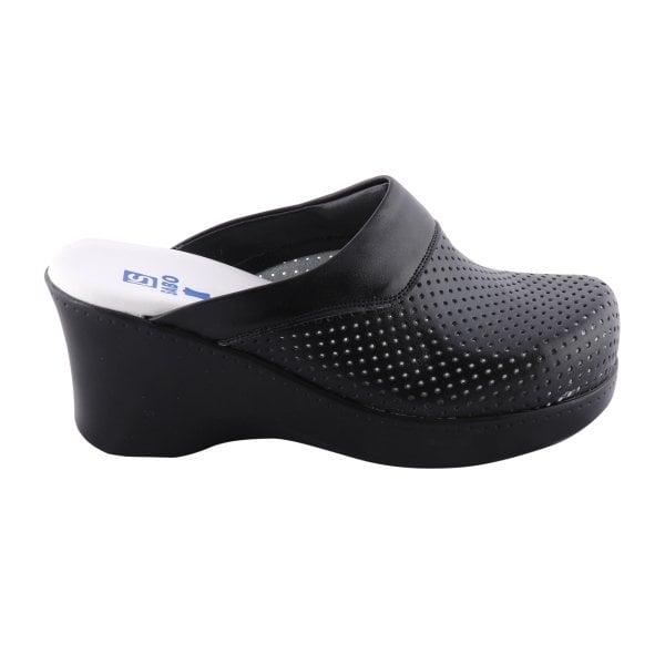 Sabo Terlik Bayan Dolgu Topuklu Siyah Renk 202