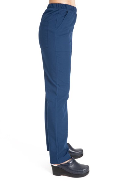 Tesettür hemşire forması terikoton kumaş tst-04 48/3XL Özel Sipariş - İndigo(Petrol Mavi)