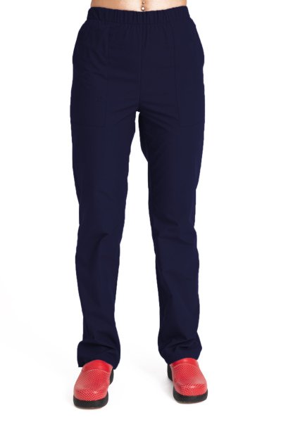 Tesettür hemşire forması terikoton kumaş tst-04 54/6XL Özel Sipariş - Lacivert
